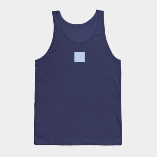 Minimalist pale dusty blue color decor Tank Top